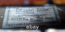 OLD GERMAN VIOLIN EARLY 1900 video ANTIQUE MASTER RARE? 330