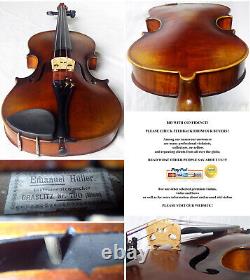 OLD GERMAN VIOLIN EARLY 1900 video ANTIQUE MASTER RARE? 330