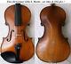 Old German Violin Ernst Martin 1900 Video? Antique Master? 828