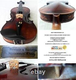 OLD GERMAN VIOLIN NEUNER & HORNSTEINER video? ANTIQUE MASTER? 569