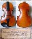 Old German Violin Neuner & Hornsteiner Video? Antique Master? 803