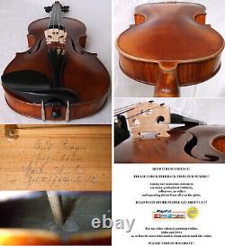 OLD GERMAN VIOLIN PAUL PRAGER 1930 video ANTIQUE MASTER? 939