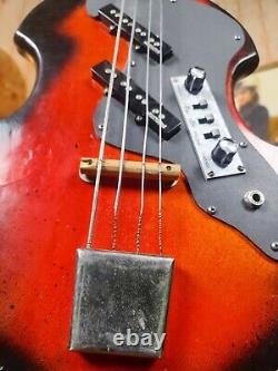 Odessa USSR Soviet Vintage Rare VIOLIN BEATLE BASS guitar