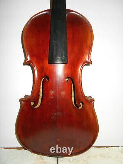 Old Antique Vintage 1896 American Indiana Made Full Size Violin NR