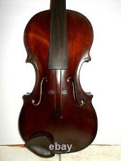 Old Antique Vintage American Clarence Bonewitz 1935 Full Size Violin NR