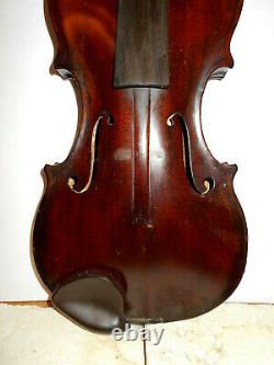 Old Antique Vintage American Clarence Bonewitz 1935 Full Size Violin NR
