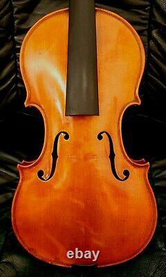 Old, Antique, Vintage HANS SCHIRMER Markneukirchen German Violin 1920s #13