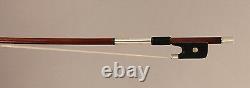 Old, Antique, Vintage Violin Bow German Silver mounted and light 56g