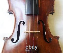 Old French Stradiuarius Violin -video- Antique Rare? 481