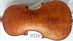 Old French Violin D. Moinel Label -video- Antique Rare? 544