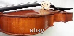 Old French Violin D. Moinel Label -video- Antique Rare? 544