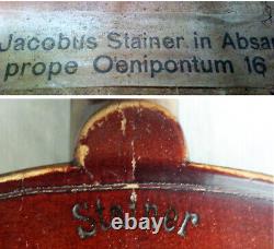 Old German Stainer Violin Video Antique Rare? 411
