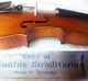 Old German Stradiuarius Violin -video- Antique Rare? 519