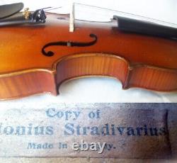 Old German Stradiuarius Violin -video- Antique Rare? 519