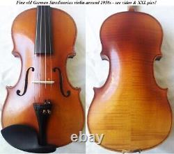 Old German Stradiuarius Violin -video- Antique Rare? 519