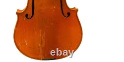 Old Vintage 4/4 Czhechoslowakia Violin Nice Flamed