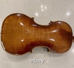 Old Vintage Czech 4/4 Size Violin, labeled -John Juzek Violin, Ready to Play