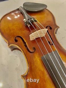 Old Vintage Czech 4/4 Size Violin, labeled -John Juzek Violin, Ready to Play