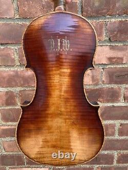 Old Vintage Violin 4/4 Antique beautiful flamed PJW