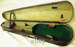 Old Wooden German Violin Case Antique Rare Coffin-case? R9