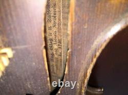 Old antique vintage violin 1746