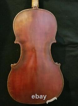 Old, antique, vintage violin German Guarnerius lbl, rep. A Barlow N. Devon