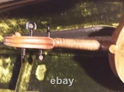 Old antique violin 4/4 vintage fiddle ole bull case and bow watch video