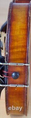 Old vintage violin 4/4 geige viola cello fiddle label ERNESTO PEVERE Nr. 1881