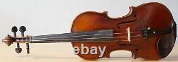 Old vintage violin 4/4 geige viola cello fiddle label GEORGES CHANOT Nr. 1662