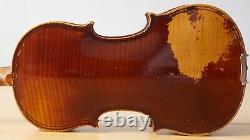 Old vintage violin 4/4 geige viola cello fiddle label GEORGES CHANOT Nr. 1662