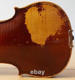 Old vintage violin 4/4 geige viola cello fiddle label GEORGES CHANOT Nr. 1662