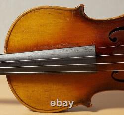 Old vintage violin 4/4 geige viola cello fiddle label GIUSEPPE DELLACANI Nr. 1648