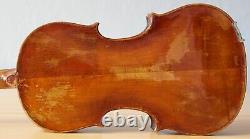 Old vintage violin 4/4 geige viola cello fiddle label PIETRO PALLOTTA Nr. 1714