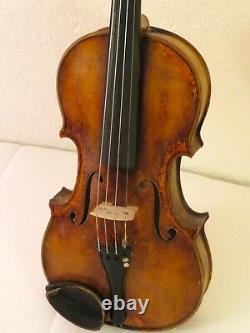 Old vintage violin USED IN A FILM Italian gold color SALE HELPS PBS
