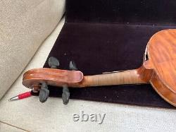 Old violin Charles Perreault & a Bauscr Bow Age Unknown Antique