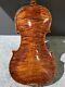 One-piece Maple Flamed 4/4 Hand Carved Violin With Case And Bow Antique 230910-02