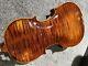 One-piece Maple Flamed 4/4 Hand Carved Violin With Case And Bow Antique 230910-09