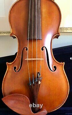 Plinio Michetti 4/4 violin 1928, Old school Italian full size- Estate sale