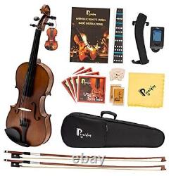 Poseidon Violin Strings Full Set Solidwood Spruce and Ebony 4/4 Antique