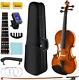 Premium Violin For Kids Beginners Ready To Play 4/4 Violin Handcrafted Student