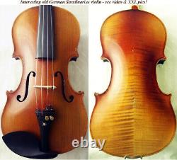 Promotion Old German Stradiuarius Violin -video- Antique? 359