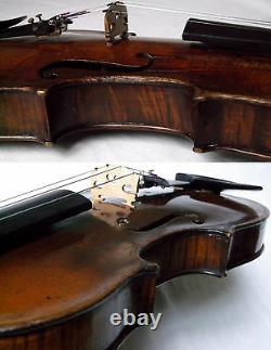 RARE OLD BAROQUE 1800 C. F HOPF VIOLIN VIDEO? ANTIQUE Violino? 584