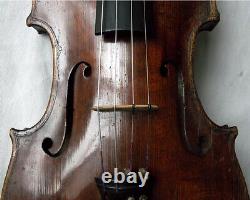 RARE OLD BAROQUE 1800 C. F HOPF VIOLIN VIDEO? ANTIQUE Violino? 584