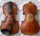Rare Old German Master Violin J Brunner 1916 Video Antique 832