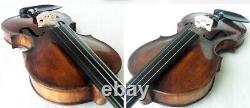 RARE OLD ITALIAN 19th C VIOLIN -video- ANTIQUE MASTER? 548