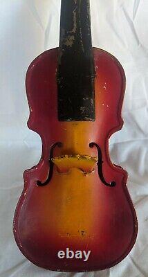 Rare Antique 1920's Clown Banjo And Small Violin