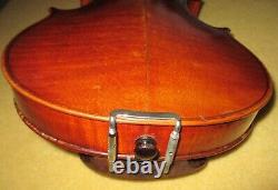 Rare Fine Old 1900 Vintage Mirecourt French 4/4 Violin-Big Warm Sound-Free Ship