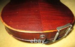 Rare Old Antique 1815 Vintage French 4/4 Violin-Grafted Neck-SoloSoundSoldCheap