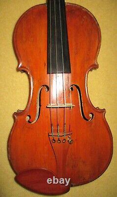 Rare Old Antique 1852 Vintage Italian Raffaele Gagliano 4/4 Violin-Butter Sound