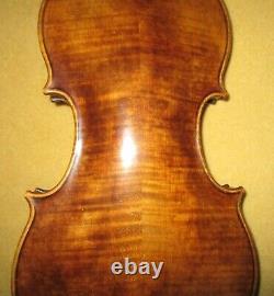 Rare Old Antique 1915 Vintage Italian 4/4 Violin-Huge SOLO Sound-Free Shiping
